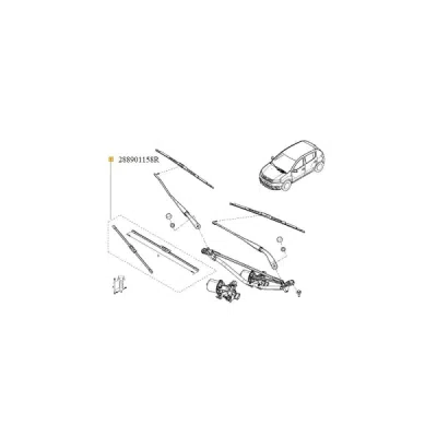 Lamela stergator ORIGINAL RENAULT 288901158R