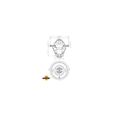 Termostat, lichid racire NRF 725124