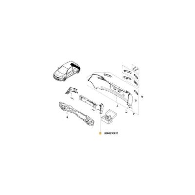 Bumper bracket ORIGINAL RENAULT 8200290037