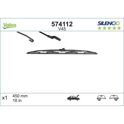 Lamela stergator VALEO 574112