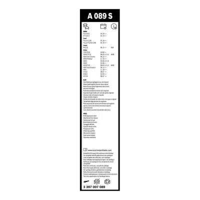 Set stergatoare parbriz Bosch Aerotwin A089S 650/500 mm 3397007089