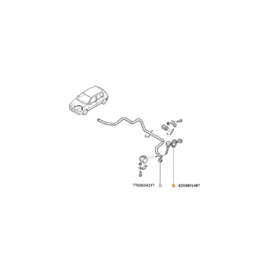 Brat/bieleta suspensie, stabilizator ORIGINAL RENAULT 82 00 891 487