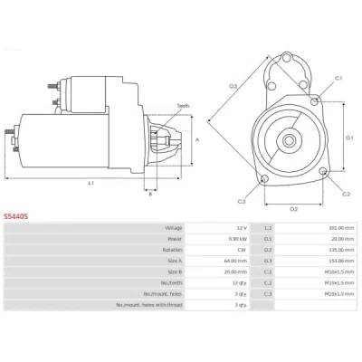 Demaror AS-PL S5440S