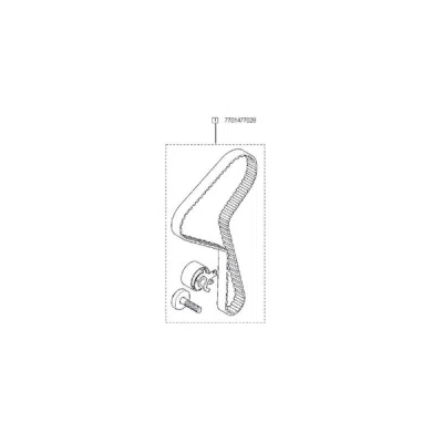 Set pompa apa + curea dintata ORIGINAL RENAULT 77 01 477 028