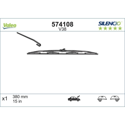 Lamela stergator VALEO 574108