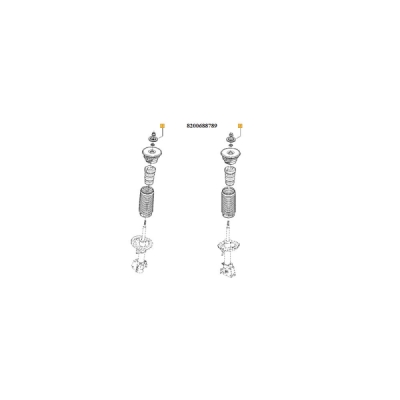 Rulment sarcina suport arc ORIGINAL RENAULT 82 00 688 789