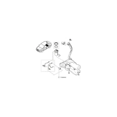 Filtru combustibil ORIGINAL RENAULT 7700845961