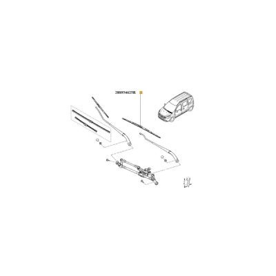 Lamela stergator ORIGINAL RENAULT 28 89 546 25R