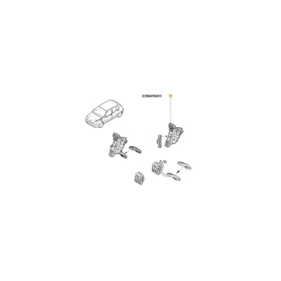 Senzor, pedala acceleratie ORIGINAL RENAULT 82 00 699 691