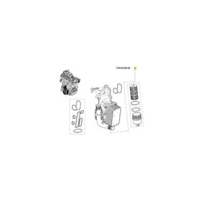 Filtru ulei ORIGINAL RENAULT 152093920R
