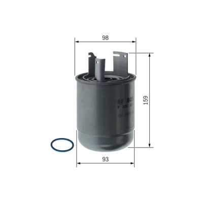 Filtru combustibil BOSCH F 026 402 289