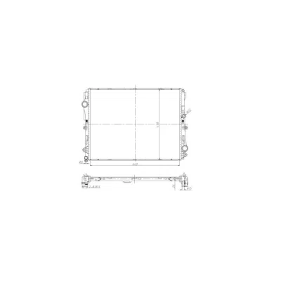 Radiator, racire motor NRF 50041