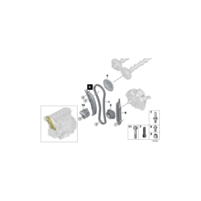 Sina intindere, lant distributie ORIGINAL BMW 11312249626