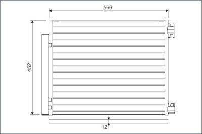 Condensator, climatizare VALEO 822569