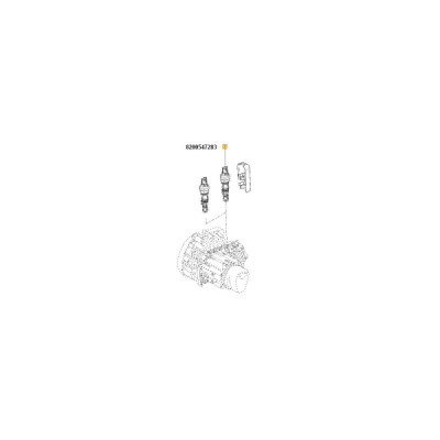 Senzor, turatie roata ORIGINAL RENAULT 8200547283