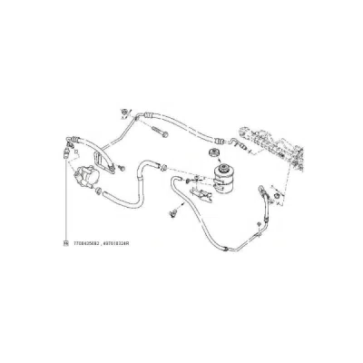 comutator presiune ulei, servodirectie ORIGINAL RENAULT 49 76 103 24R