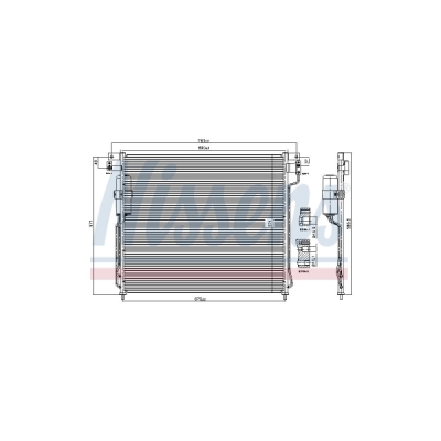 Condensator, climatizare NISSENS 94879