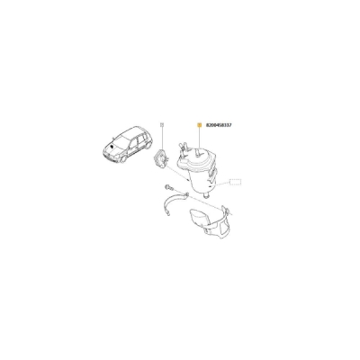 Filtru combustibil ORIGINAL RENAULT 82 00 458 337