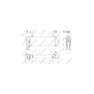 Radiator, recirculare gaze de esapament NRF 48218