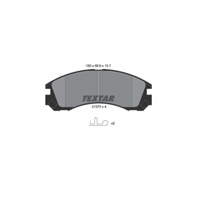 Set placute frana TEXTAR 2137001