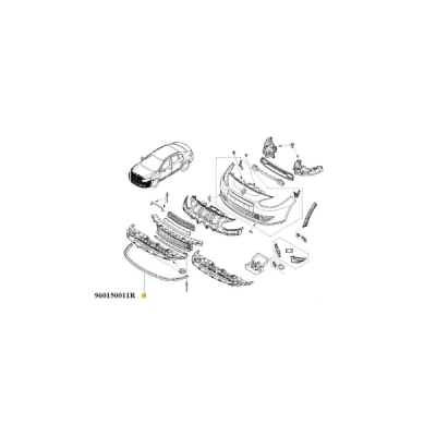 Spoiler ORIGINAL RENAULT 960150011R