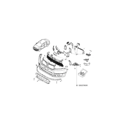 Acoperire motor ORIGINAL RENAULT 620257603R