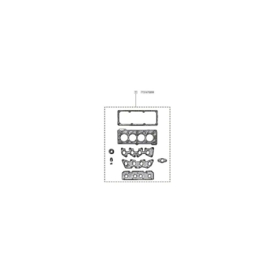 Set garnituri, chiulasa ORIGINAL RENAULT 7701475899