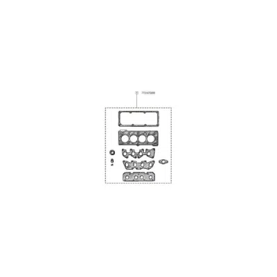 Set garnituri, chiulasa ORIGINAL RENAULT 7701475899