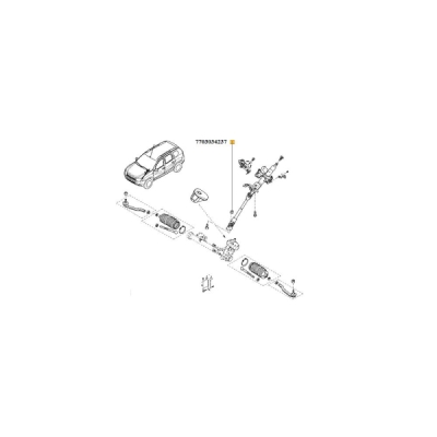 Bucsa, bara stabilizatoare ORIGINAL RENAULT 7703034237