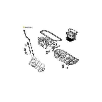 Joja ulei ORIGINAL RENAULT 82 00 255 423