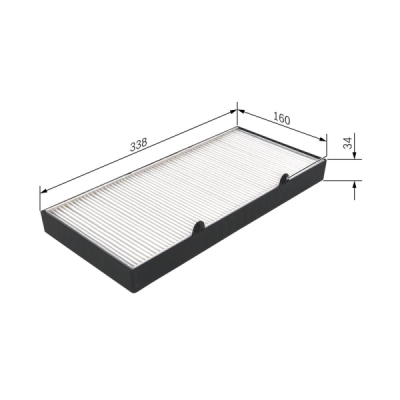 Filtru habitaclu BOSCH 1 987 435 063