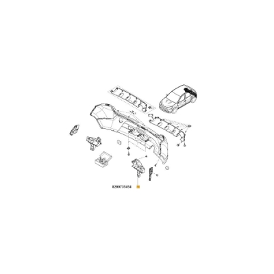 Suport, tampon ORIGINAL RENAULT 8200735454