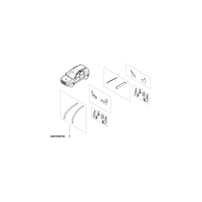 Deflector aer fata sand./Duster ORIGINAL RENAULT 6001998298