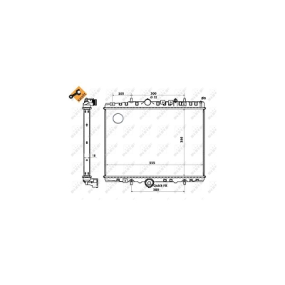Radiator, racire motor NRF 58352