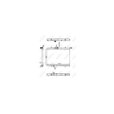 Radiator, racire motor NRF 509524A