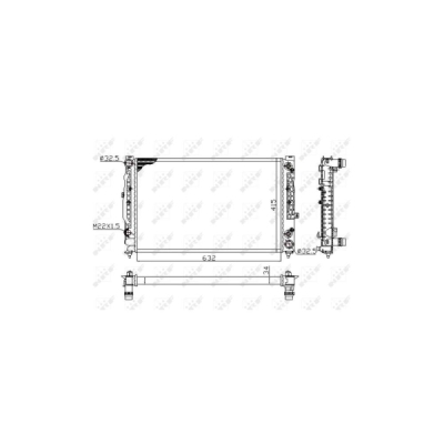 Radiator, racire motor NRF 519504A