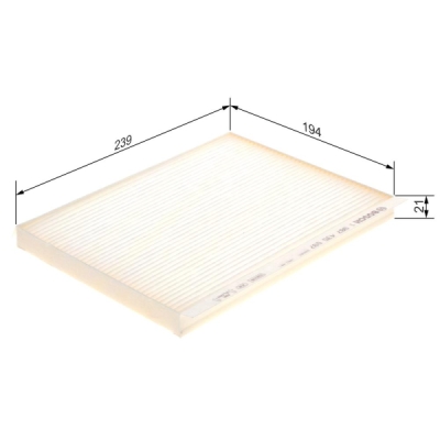 Filtru habitaclu BOSCH 1 987 435 097