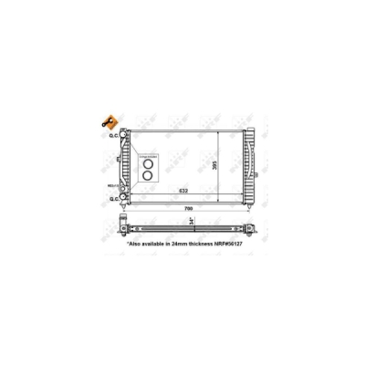 Radiator, racire motor NRF 509504