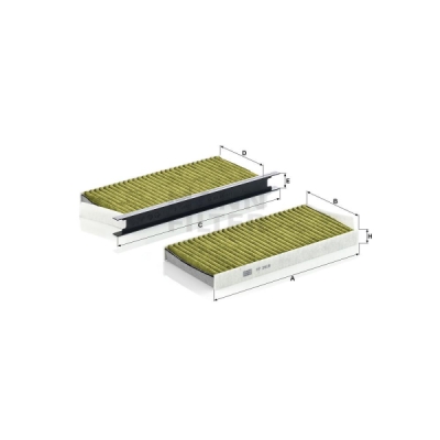 Filtru aer habitaclu / polen MANN-FILTER FP 2418-2