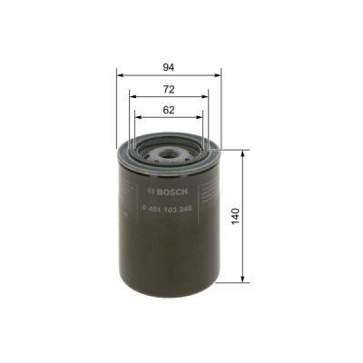 Filtru ulei BOSCH 0 451 103 346
