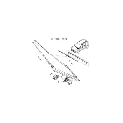 Brat stergator stanga fata ORIGINAL RENAULT 288811609R