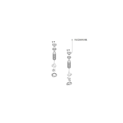 Rulment sarcina suport arc ORIGINAL RENAULT 543200919R