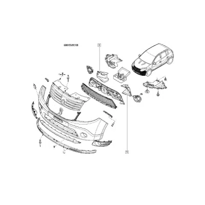 Convergent dreapta K4 K7I ORIGINAL RENAULT 6001549318