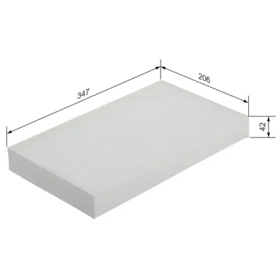 Filtru habitaclu BOSCH 1 987 432 195