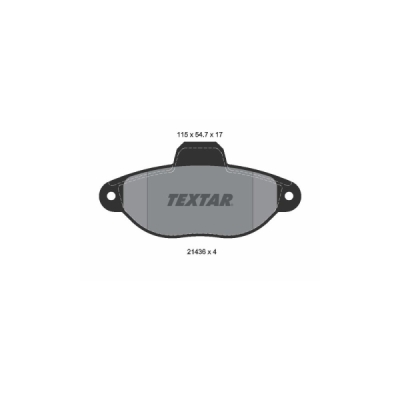 Set placute frana TEXTAR 2143602