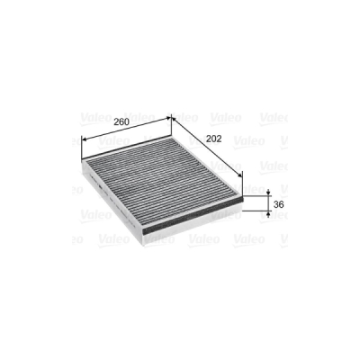 Filtru aer habitaclu / polen VALEO 715757