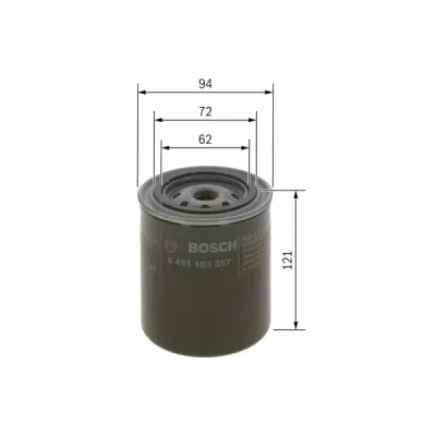 Filtru ulei BOSCH 0 451 103 357