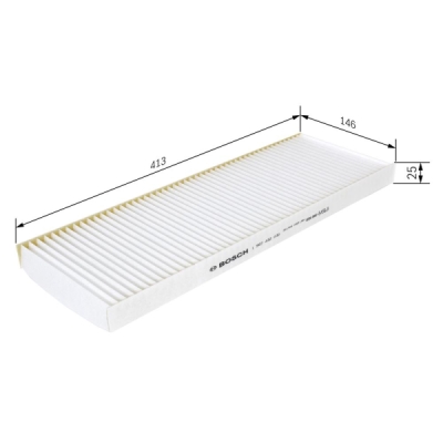 Filtru habitaclu BOSCH 1 987 432 030