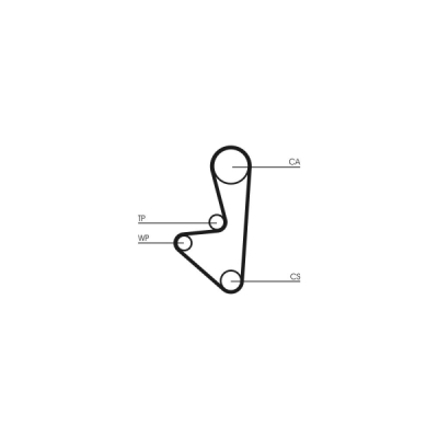 Set curea de distributie CONTINENTAL CTAM CT607K1
