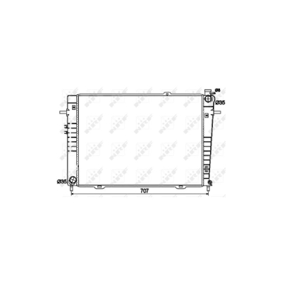 Radiator, racire motor NRF 53497